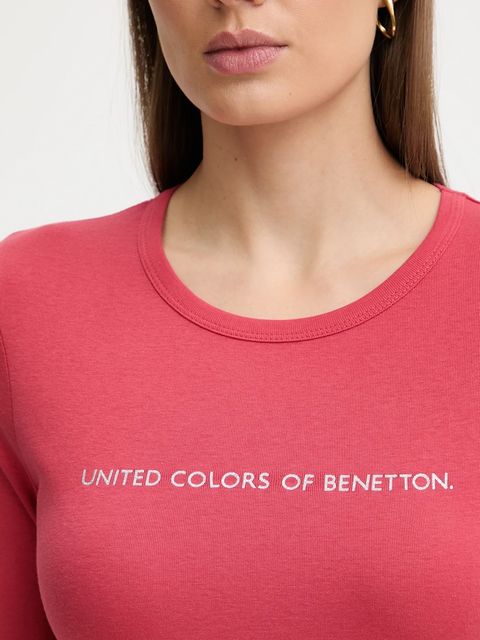 United Colors of Benetton longsleeve bawełniany