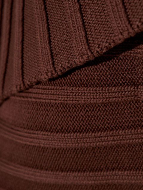 Cult Gaia one-shoulder mini dress - Brown