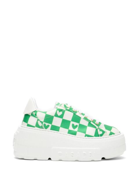 Casadei x Alessandro Enriquez Nexus lace-up sneakers - Green - zdjęcie produktu nr 1
