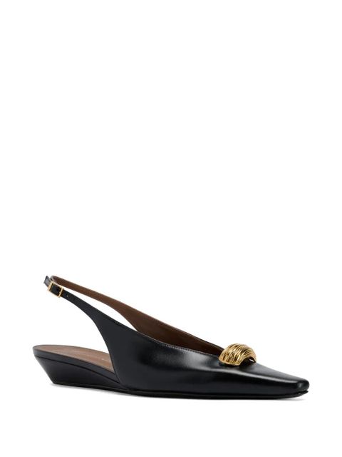 Giuseppe Zanotti Virginia slingback ballet flats - Black - zdjęcie produktu nr 2