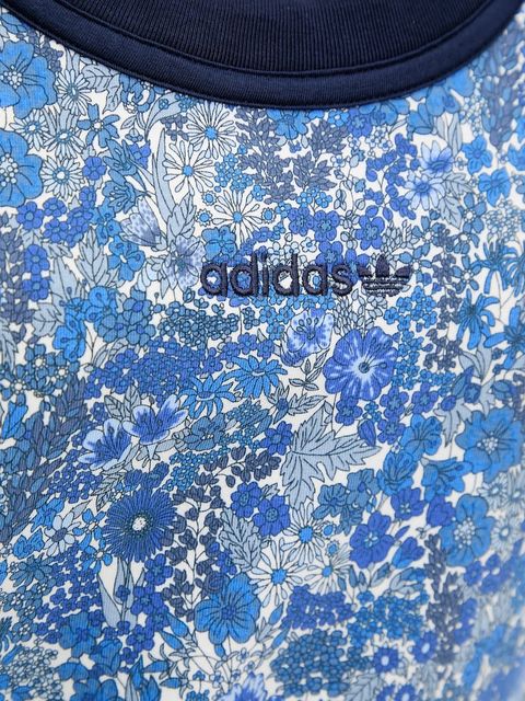 adidas Originals sukienka Liberty kolor niebieski maxi prosta JD2742