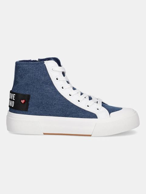 Love Moschino trampki damskie kolor granatowy JA15022G1MJO5700 - zdjęcie produktu nr 2