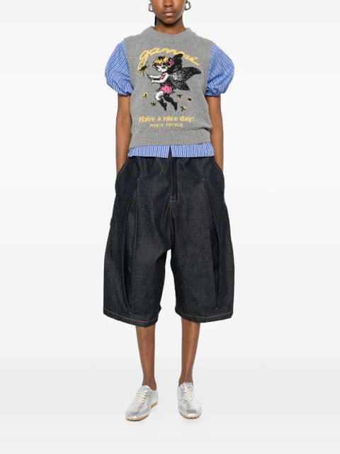 GANNI graphic vest - Grey - zdjęcie produktu nr 2