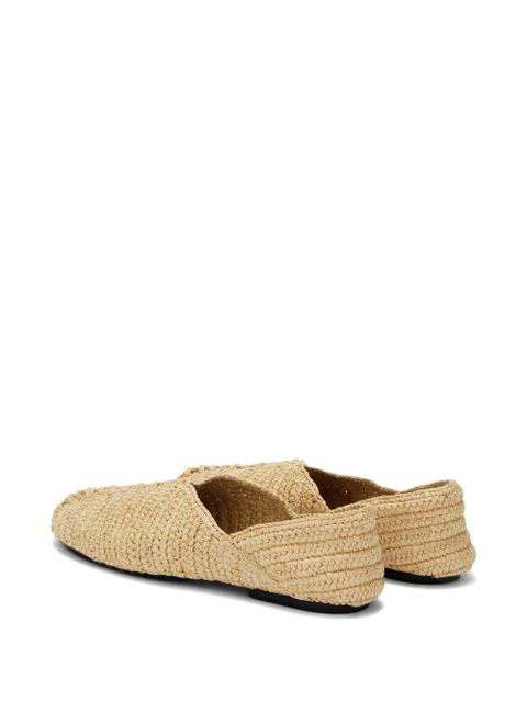 Jil Sander interwoven slippers - Neutrals
