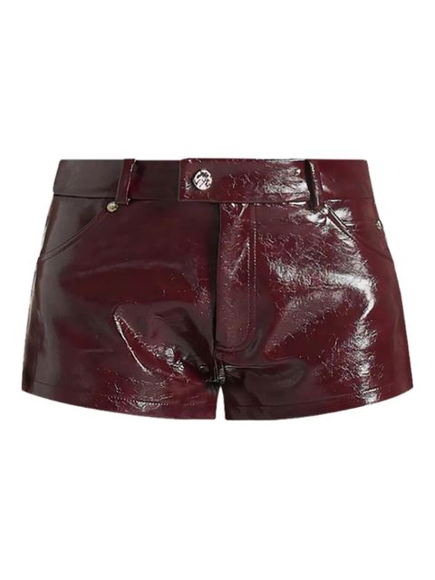 Manière De Voir Samia back pockets shorts - Red - zdjęcie produktu nr 1