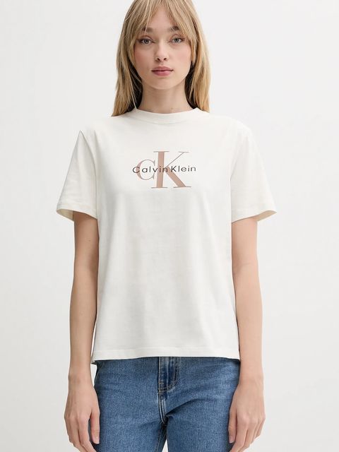 Calvin Klein Jeans t-shirt bawełniany - zdjęcie produktu nr 1