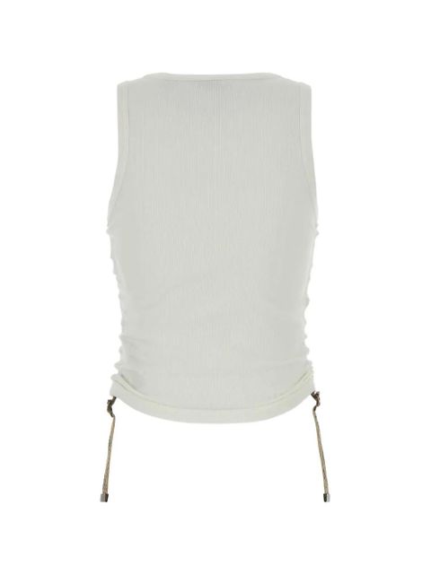 Burberry ribbed drawstring top - White - zdjęcie produktu nr 2
