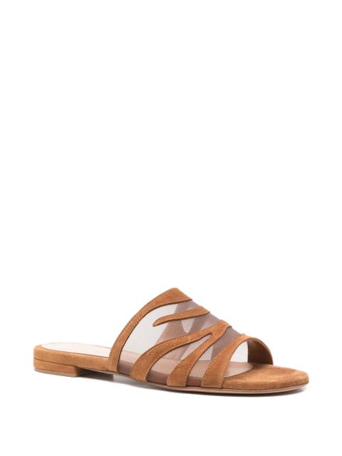 Gianvito Rossi slip-on flat sandals - Brown - zdjęcie produktu nr 2