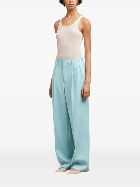 AMI Paris scoop-neck sleeveless tank top - Neutrals