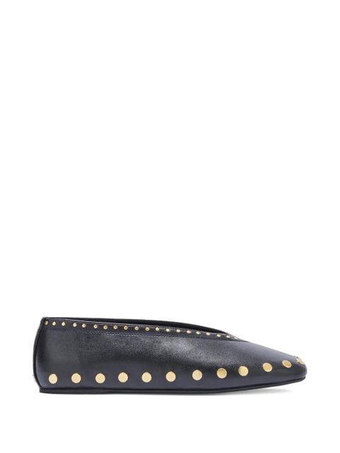 GANNI studded ballet flats - Black - zdjęcie produktu nr 1