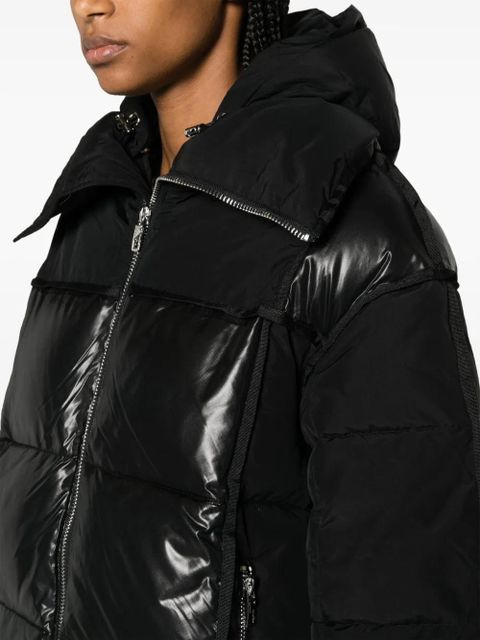 GANNI hooded padded jacket - Black