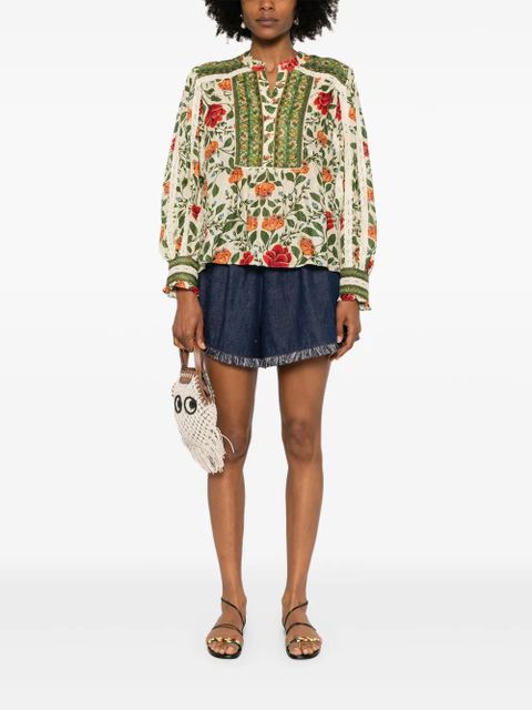FARM Rio Garden Tapestry blouse - Green - zdjęcie produktu nr 2