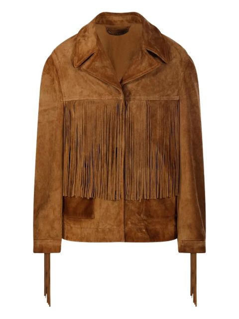 Golden Goose fringe suede jacket - Brown - zdjęcie produktu nr 1