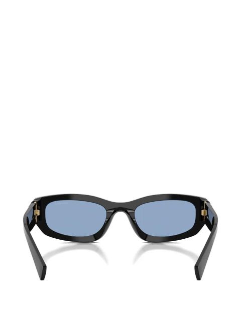 Miu Miu Eyewear logo-detail sunglasses - Black