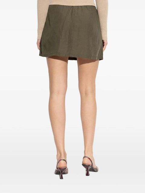 Diesel O-Cean-S2 pocket elasticated mini skirt - Green