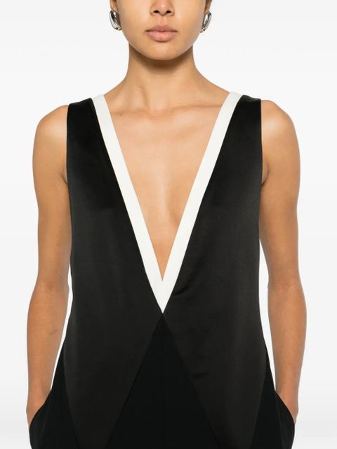TOM FORD V-neck jumpsuit - Black