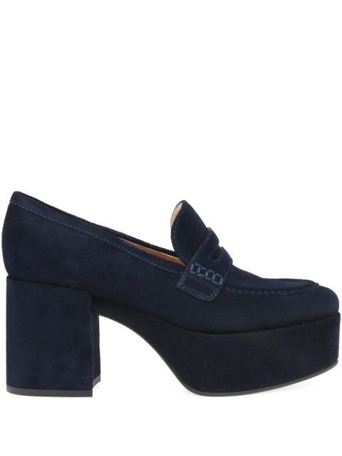 Gianvito Rossi Jenna platform loafers - Blue - zdjęcie produktu nr 1