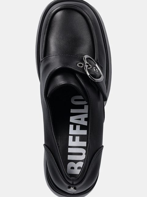 Buffalo czółenka Heart Monk kolor czarny na słupku 1290207-BLK