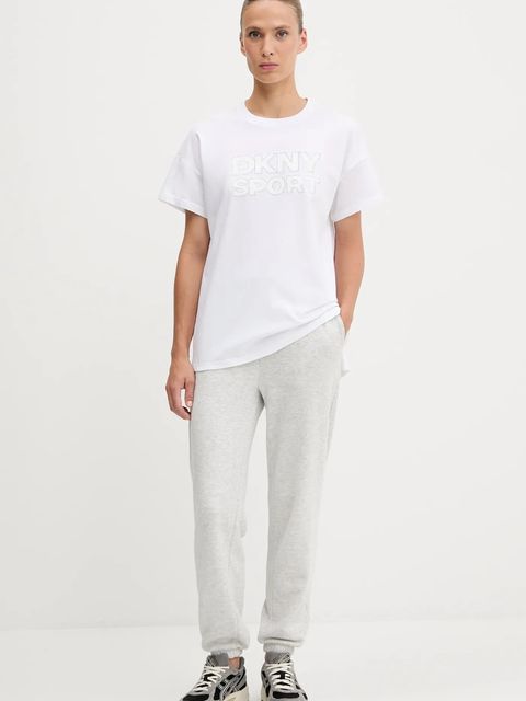 Dkny t-shirt bawełniany - zdjęcie produktu nr 1