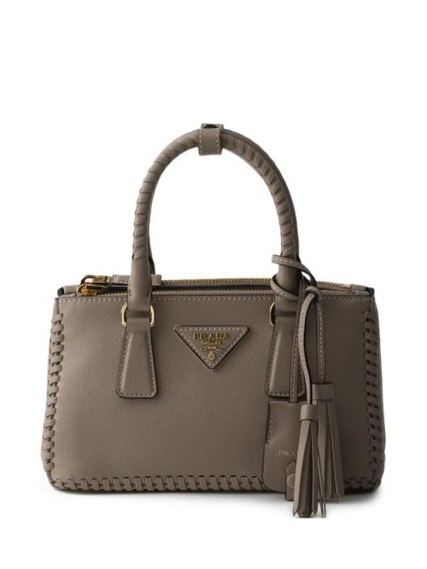 Prada mini Galleria leather tote bag - Grey - zdjęcie produktu nr 1