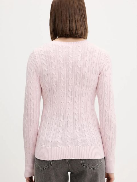 Hollister Co. sweter damski kolor różowy KI350-5305-601