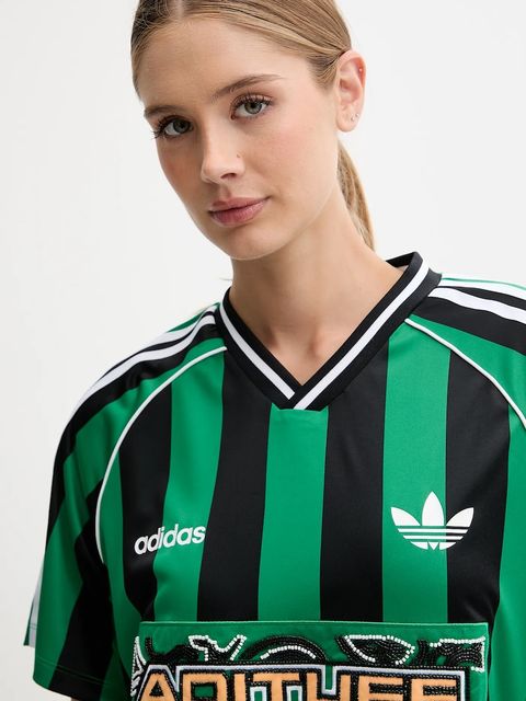adidas Originals t-shirt Jersey damski kolor zielony KD2273