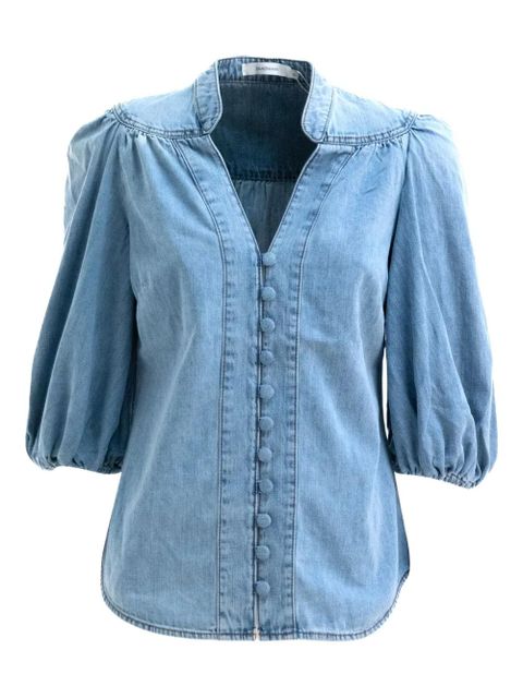ZIMMERMANN denim blouse - Blue - zdjęcie produktu nr 1