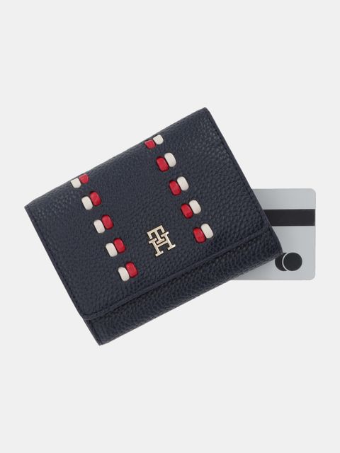 Tommy Hilfiger portfel damski kolor granatowy AW0AW18246