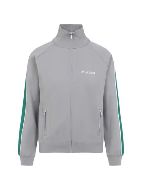 Miu Miu zip-up sweatshirt - Grey - zdjęcie produktu nr 1