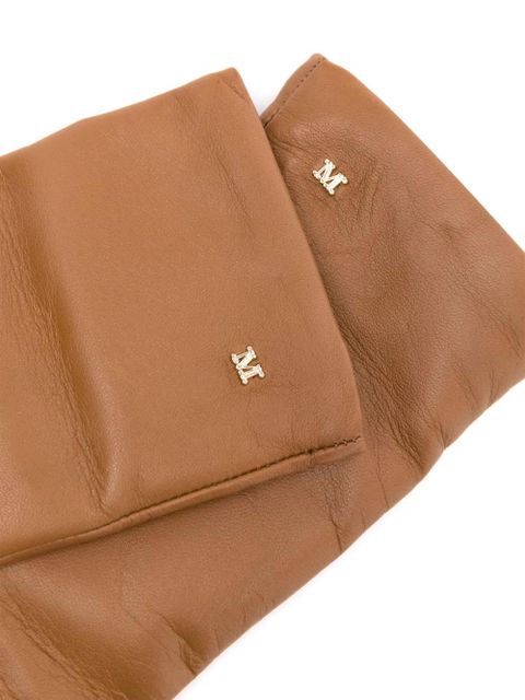 Max Mara Spalato leather gloves - Brown - zdjęcie produktu nr 2