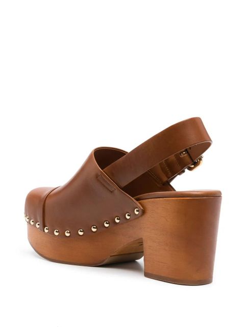 Chloé 65mm Jeanette clogs - Brown