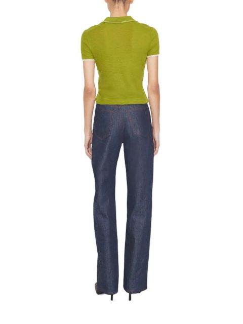 Tory Burch wool polo top - Green
