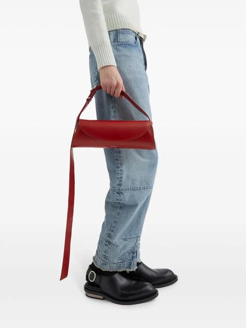 Jil Sander small Cannolo Iconic Line tote bag - Red