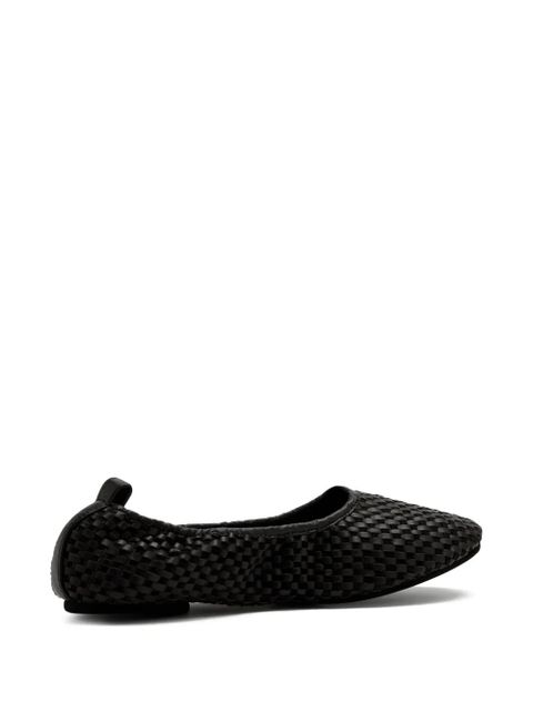 St. Agni Lattice woven ballet flats - Black