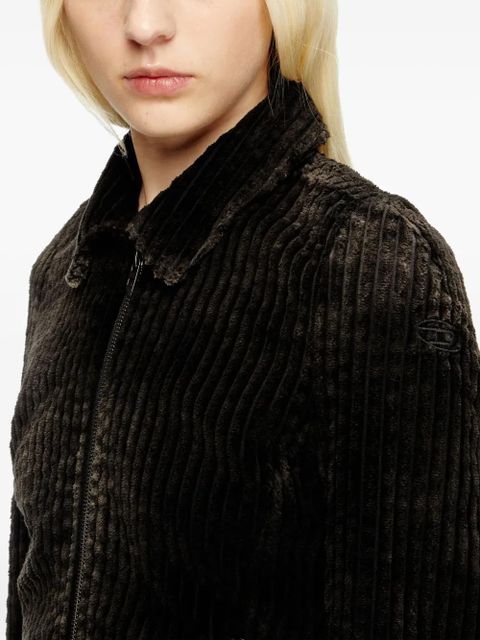 Diesel G-ENEA zip-front jacket - Brown - zdjęcie produktu nr 2