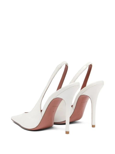 Amina Muaddi Anok slingback sandals - White