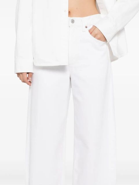 AGOLDE low curve fray jeans - White - zdjęcie produktu nr 2