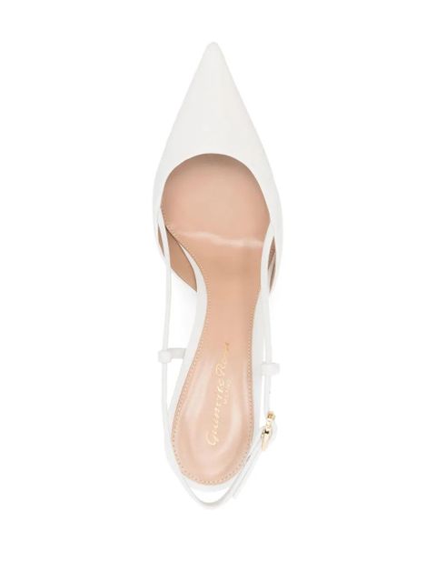 Gianvito Rossi Ascent 85mm slingback pumps - White