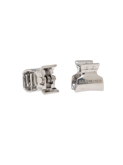 Balenciaga Holli Xs hair clips (set of two) - Silver