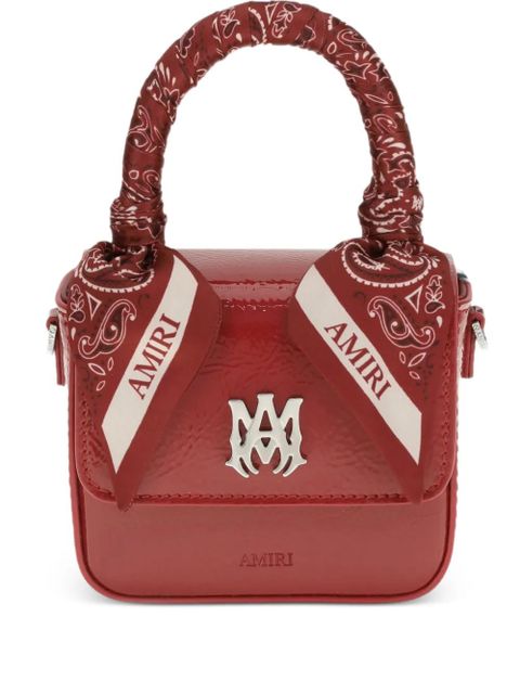 AMIRI nano MA scarf-detail mini bag - Red - zdjęcie produktu nr 1