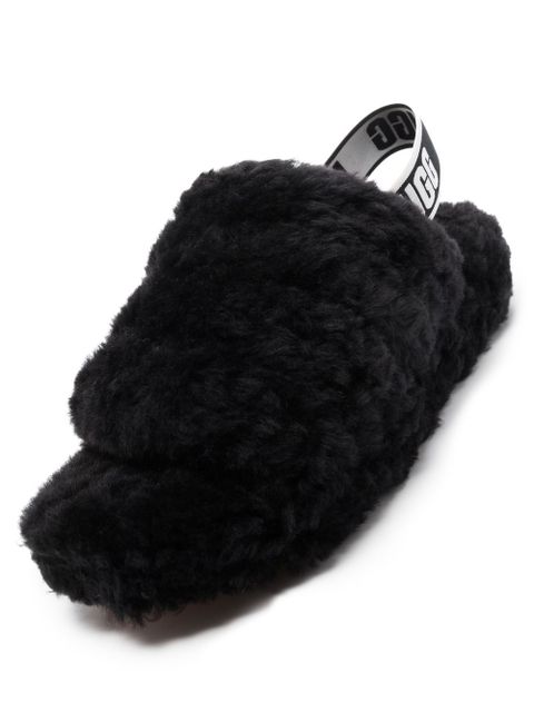 UGG Fluff Yeah flatform slippers - Black