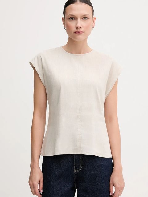 Calvin Klein bluzka lniana - zdjęcie produktu nr 1