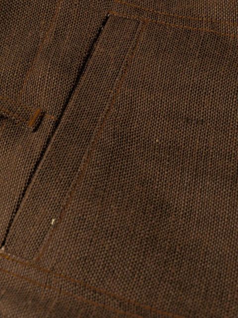 Jacquemus Areia cropped trousers - Brown