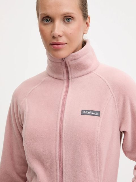 Columbia bluza sportowa Benton Springs kolor różowy gładka 1372111