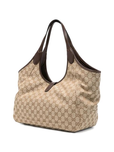 Gucci monogram-pattern tote bag - Neutrals