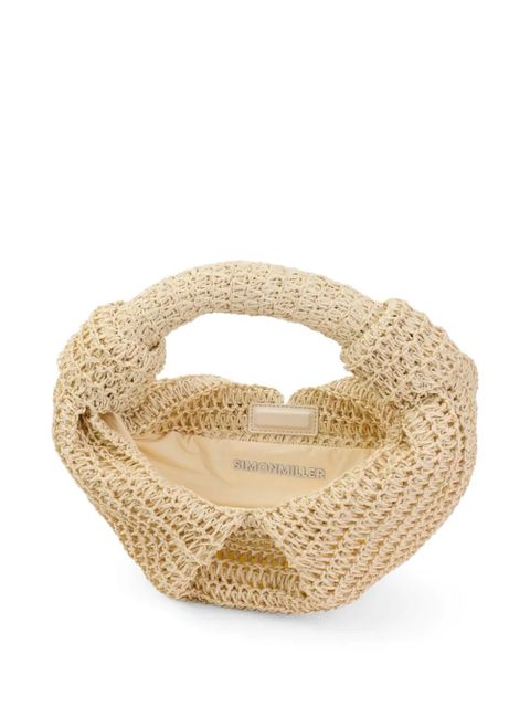 Simon Miller Lopsy knotted raffia handbag - Neutrals - zdjęcie produktu nr 2