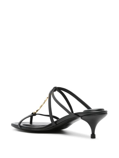 Jacquemus Les Sandales Pralu 40mm mules - Black
