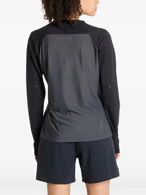 On Running long-sleeves performance T-shirt - Black