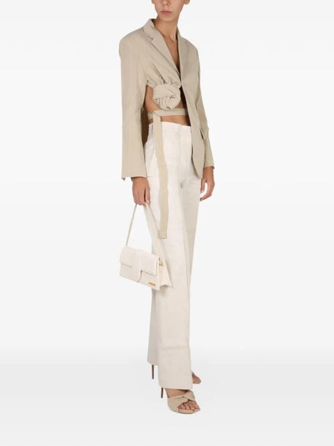 Jacquemus Baccala knotted jacket - Neutrals
