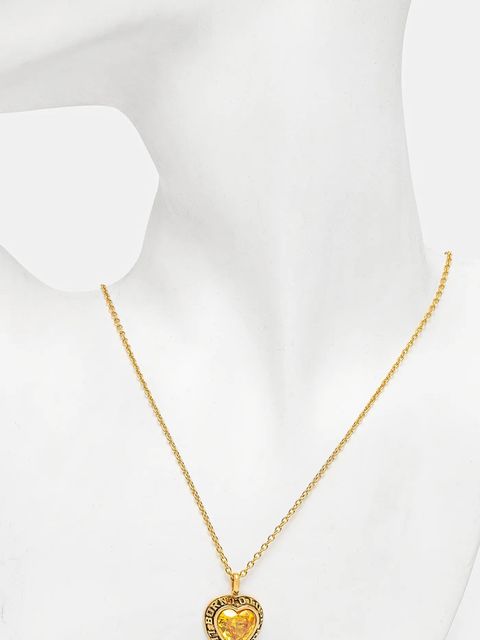 AMBUSH naszyjnik srebrny Heart Class Ring Charm Necklace 12114803